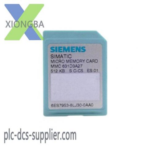 Siemens 6ES7 953-8LJ30-0AA0 Memory Card for Industrial Control Systems