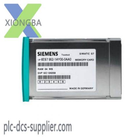 Siemens 6ES7 955-2AM00-0AA0 RAM Memory Card - 4MB, Industrial Grade Memory Solution