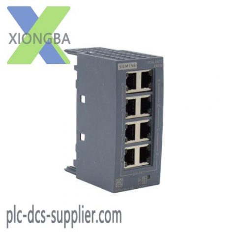 Siemens SCALANCE XB008G Ethernet Switch, 6GK5008-0BA10-1AB2, Industrial Networking