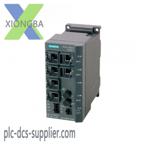 Siemens 6GK5206-1BB10-2AA3 SCALANCE X206-1 Ethernet Switch for Industrial Automation