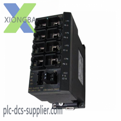 Siemens SCALANCE XF208 Managed Industrial Ethernet Switch, 6GK5208-0BA00-2AF2