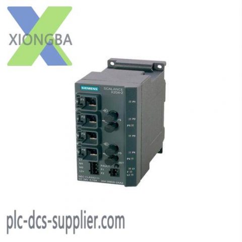 SIEMENS SCALANCE X204-2IE Switch, 6GK5 204-2BB10-2AA3, Control Module