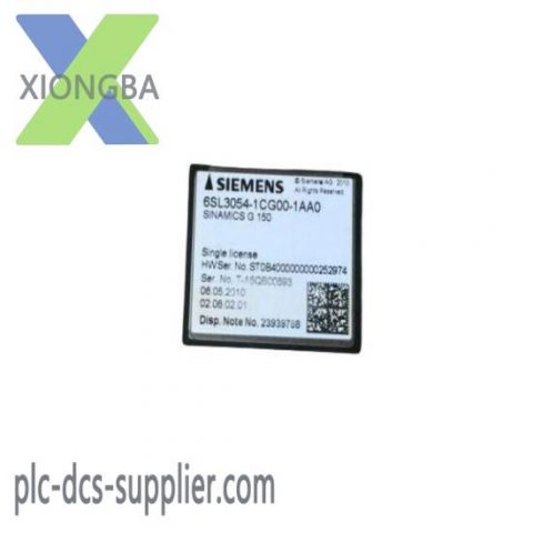 Siemens 6SL3 054-1CG00-1AA0 Compact Flash Card: Industrial Control Module