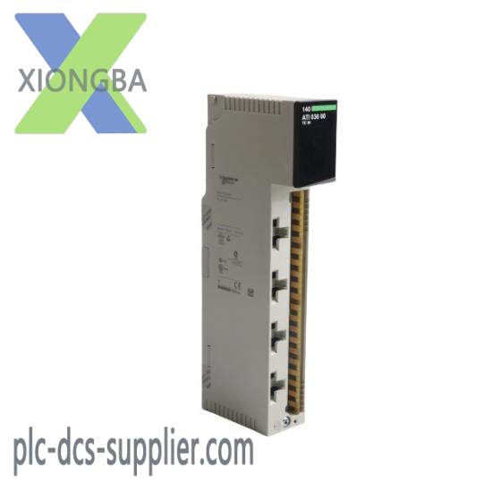 Schneider Electric 140ATI03000C Analog Input Unit, Modicon Quantum, 8 AI, 16-bit, Conformal Coating