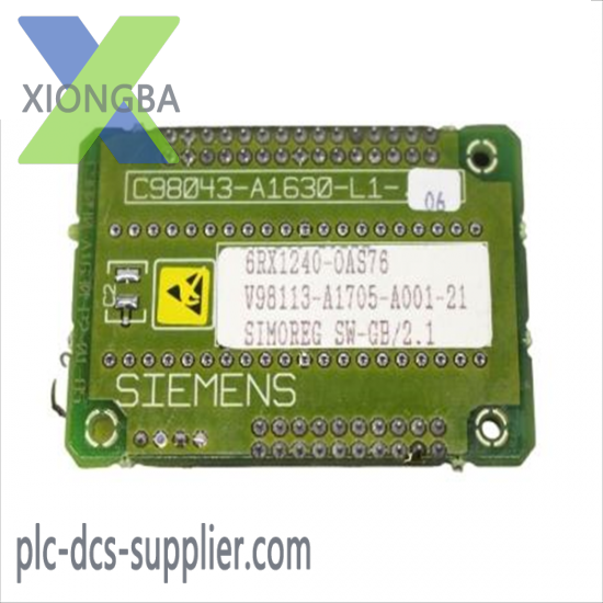 siemens_6rx1240-0as76_software_module.png GE DS200DENCF1BDE SOFTWARE PROM SET for Mark V Turbine Control Systems