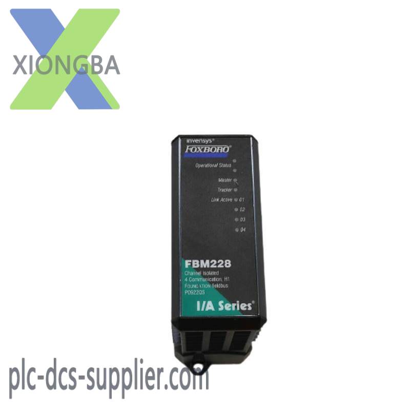 foxboro_fbm228_channel_isolated_h1_foundation_fieldbus.jpg FOXBORO 3A2I2D Analog I/O Module for Industrial Automation