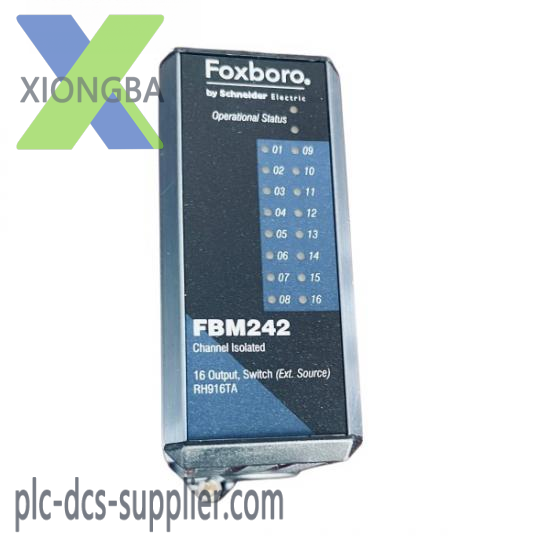 foxboro_fbm242_rh916ta_channel_isolated_output_module.png FOXBORO FBM242 AD204WA Redundant Configurator