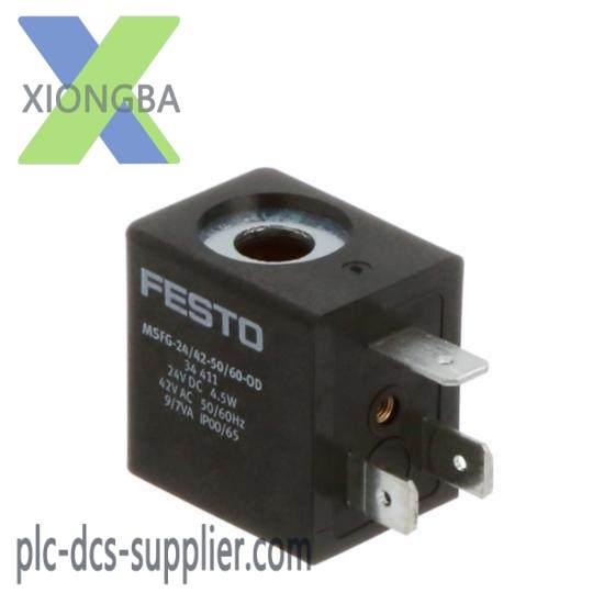festo_msfg-24_42-50_60_solenoid_coil.jpg Festo CPX-M-FB34 - Modular Control System, High Performance for Industrial Automation