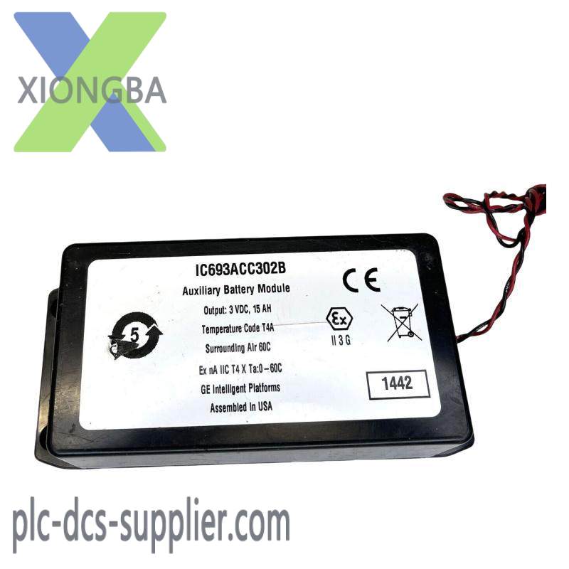 ic693acc302b_ge_auxiliary_smart_battery_module.jpg GE GJR5253100R0260 Industrial Control Module
