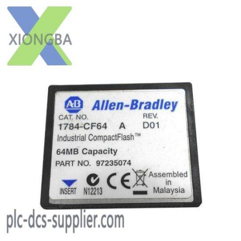 Allen-Bradley 1784-CF64 CompactFlash Memory Card, 64MB