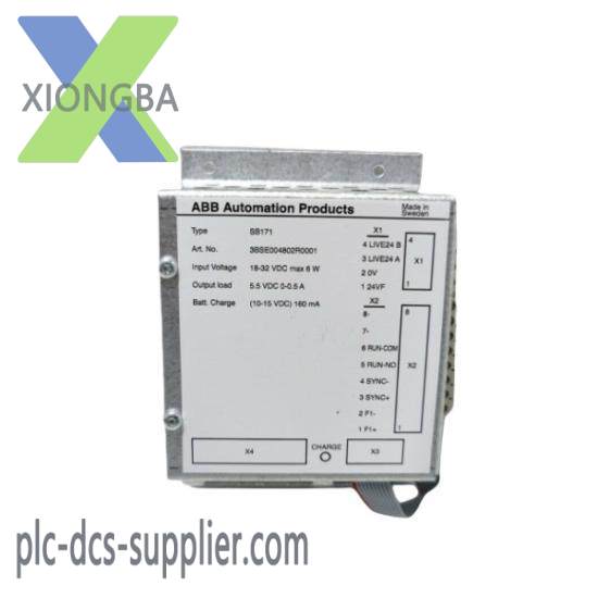 abb_sb171_3bse004802r0001power_supply.jpg ABB SB171 PLC - Power Supply Unit for Industrial Automation