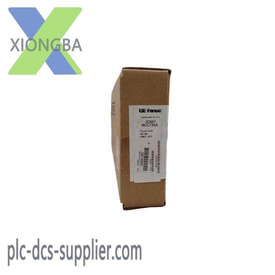 general_electric_ic697acc735_blank_slot_filler.jpg Emerson IC697ACC735 Accessories Blank Slot Filler, Half Slot Integrators Rack (Qty. 6)